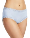 Fleur't Iconic High-rise Lace-trim Boyshort In Heaven