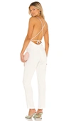 Amanda Uprichard Janet Jumpsuit In 象牙白
