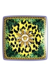 Versace Animalier Porcelain Canape Dish In Green