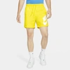 Nike Sportswear Men's Woven Shorts In Opti Yellow,white