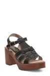 Sbicca Oakdale Clog Sandal In Black Leather