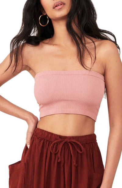 Free People Amelia Bandeau Bra In Smoked Roses