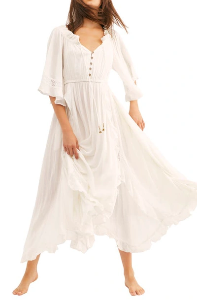 Free People Beach Bliss Maxi Dress In White