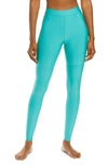 Alo Yoga Utility Pocket High Waist Leggings In Ocean Teal