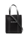 Balenciaga Everyday Xxs Tote Bag In Black White