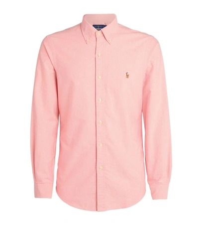 Polo Ralph Lauren Slim Oxford Shirt In Pink