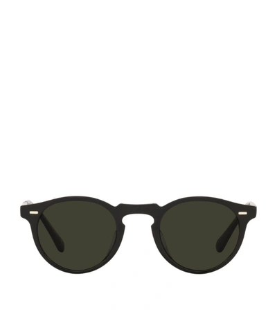 Oliver Peoples Gregory Peck Sunglasses In Black
