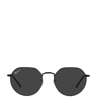 Ray Ban Jack Sunglasses In Black