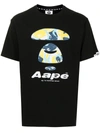 AAPE BY A BATHING APE LOGO印花短袖T恤