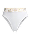 Versace White Greca-waistband Briefs In White