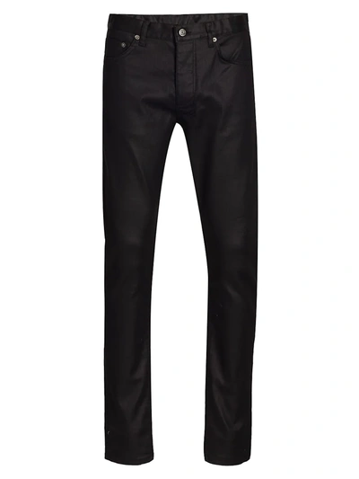 Ksubi Dr3amstate D-chitch Wax Slim Jeans In Black