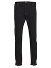 Dsquared2 Cotton Cargo Trouser With Logo Patch In Black
