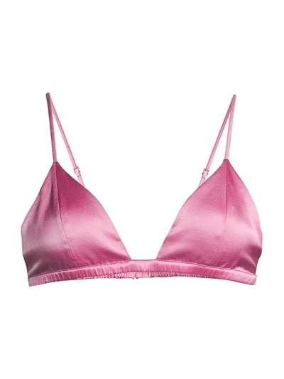 Fleur Du Mal Stretch Triangle Bra In Bisou