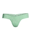 Hanky Panky Women's Signature Lace Low-rise Lace Thong In Mint Sprig