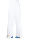 MEHTAP ELAIDI EMBROIDERED WIDE-LEG TROUSERS