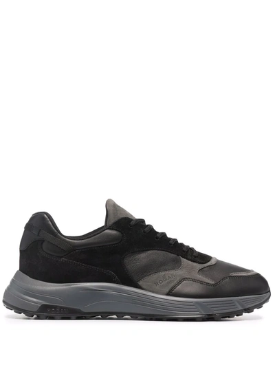Hogan Hyperlight Low-top Sneakers In Black