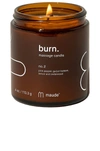 MAUDE BURN MASSAGE CANDLE NO. 2,MAUE-WU9