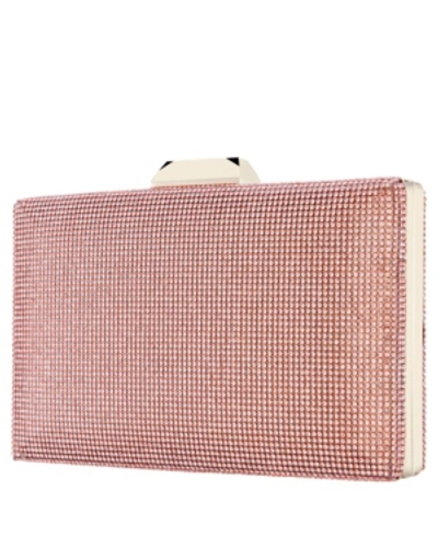 Nina Women's Crystal Minaudiere In Rose Gold-tone