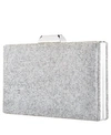Nina Women's Crystal Minaudiere In Silver Tone