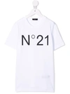 N°21 LOGO-PRINT COTTON T-SHIRT