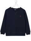 RALPH LAUREN LOGO-EMBROIDERED SWEATSHIRT