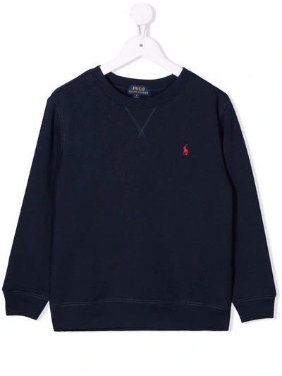POLO RALPH LAUREN LOGO-EMBROIDERED SWEATSHIRT