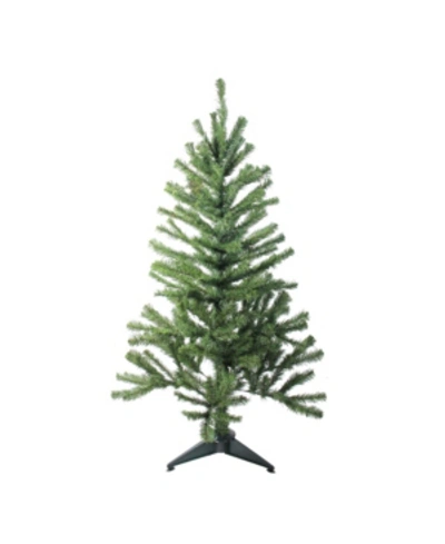 Northlight 4' Canadian Pine Artificial Christmas Tree In Green