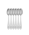 Spode Christmas Tree 6pc Cocktail Spoons Set In White Multi