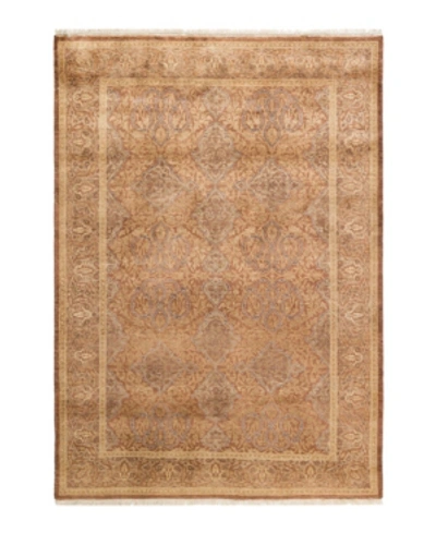 Adorn Hand Woven Rugs Closeout!  Mogul M1550 4'3" X 6'1" Area Rug In Gold-tone