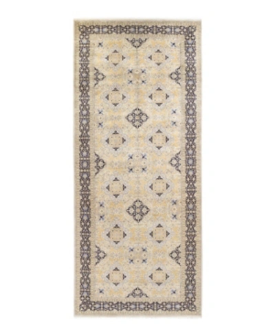 Adorn Hand Woven Rugs Mogul M1196 6'4" X 15'3" Runner Area Rug In Gold-tone