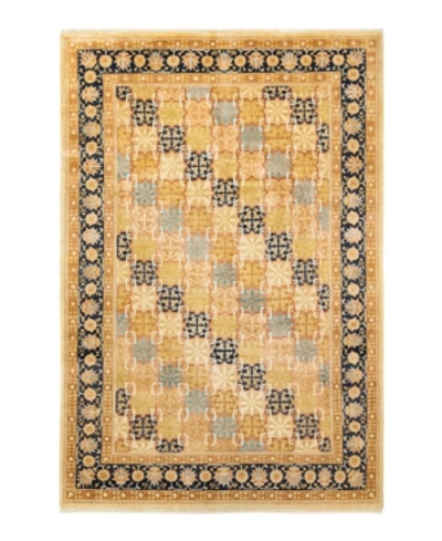 Adorn Hand Woven Rugs Closeout!  Mogul M1404 6'1" X 9'1" Area Rug In Ivory