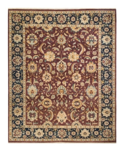 Adorn Hand Woven Rugs Mogul M1426 8'2" X 10'3" Area Rug In Burgundy