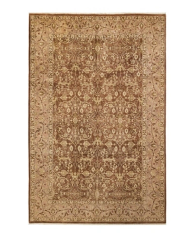 Adorn Hand Woven Rugs Mogul M1180 6' X 9'4" Area Rug In Gold-tone