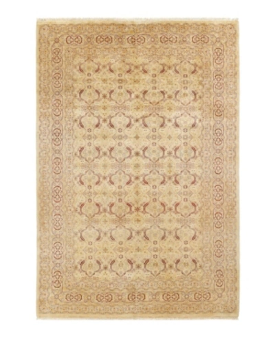 Adorn Hand Woven Rugs Mogul M1058 6'2" X 9' Area Rug In Ivory