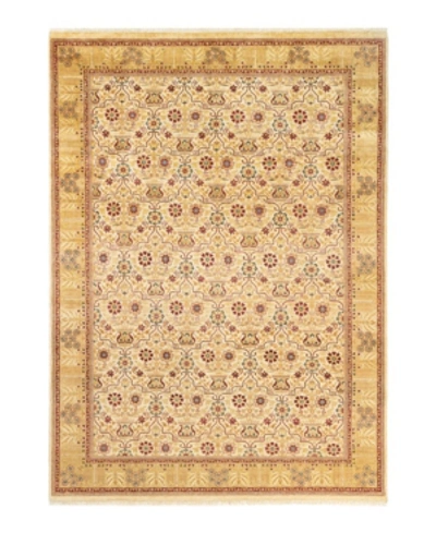 Adorn Hand Woven Rugs Mogul M1190 6'2" X 8'9" Area Rug In Ivory