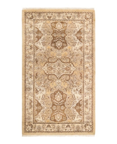 Adorn Hand Woven Rugs Closeout!  Mogul M1543 3'2" X 5'6" Area Rug In Gold