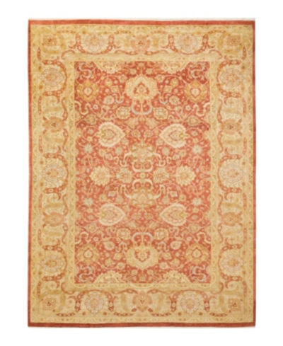 Adorn Hand Woven Rugs Mogul M1598 6'2" X 8'8" Area Rug In Rust