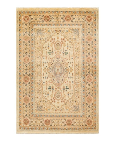 Adorn Hand Woven Rugs Closeout!  Mogul M1165 6' X 9'3" Area Rug In Ivory/cream