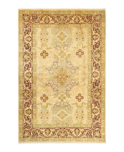 Adorn Hand Woven Rugs Closeout!  Mogul M1381 6'1" X 9'5" Area Rug In Gold