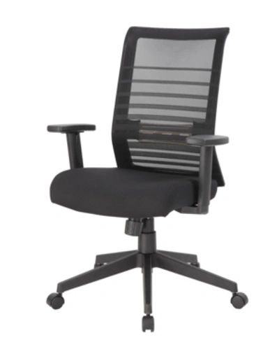 Boss Office Products Mesh Task Chair In Black