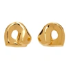 AGMES GOLD SIMONE BODMER TURNER EDITION GERTRUDE STUD EARRINGS