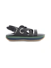See By Chloé Ysee Crisscross Flatform Sporty Sandals In Black