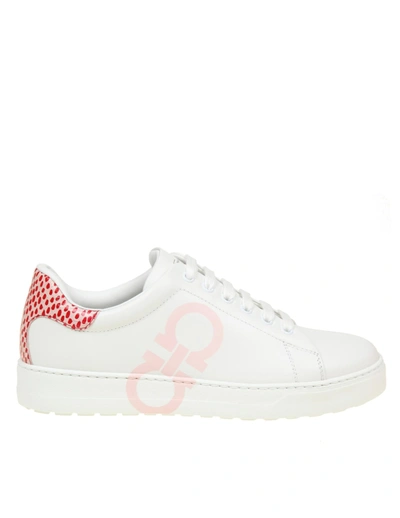 Ferragamo Sneakers Number In White Leather