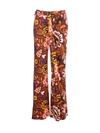 La Doublej Pants With Selva Print In Selva Forest