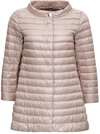 Herno Rossella Down Jacket In Pink Nylon In Pink
