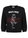 Red Valentino Crew Neck Sweater In No Nero