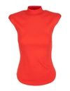 Attico Heavy Jersey T-shirt In Lobster
