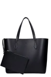 GIVENCHY TOTE IN BLACK LEATHER,BB50HBB13M001