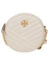 TORY BURCH KIRA CHEVRON CIRCLE BAG,80975.KIRA 108 NEW CREAM 59 ROLLED BRASS