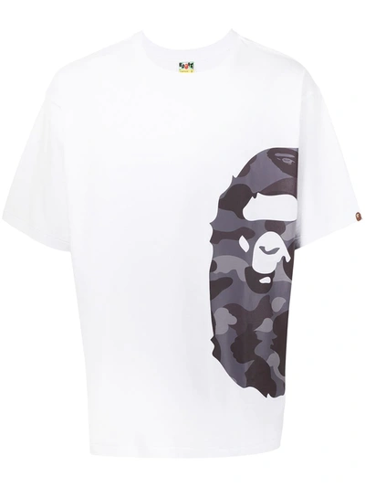 A Bathing Ape Graphic-print Short-sleeved T-shirt In Weiss